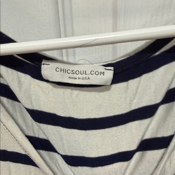 Striped Sleeveless Maxi Dress WITH POCKETS - Picture 2 of 5